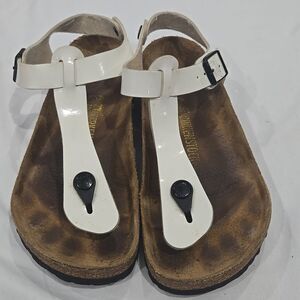 Birkenstock Kairo White Sandals Size 37